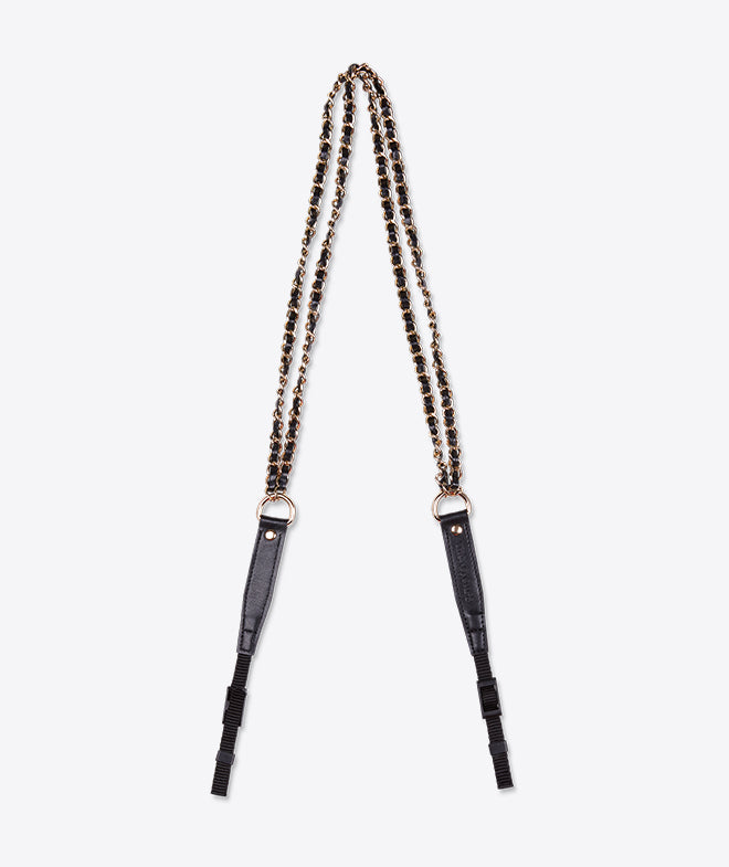 gold chain camera strap